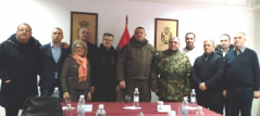 14 January 2019  The members of the Security Services Control Committee and the Defence and Internal Affairs Committee in visit to the Serbian Army Base “Jug”